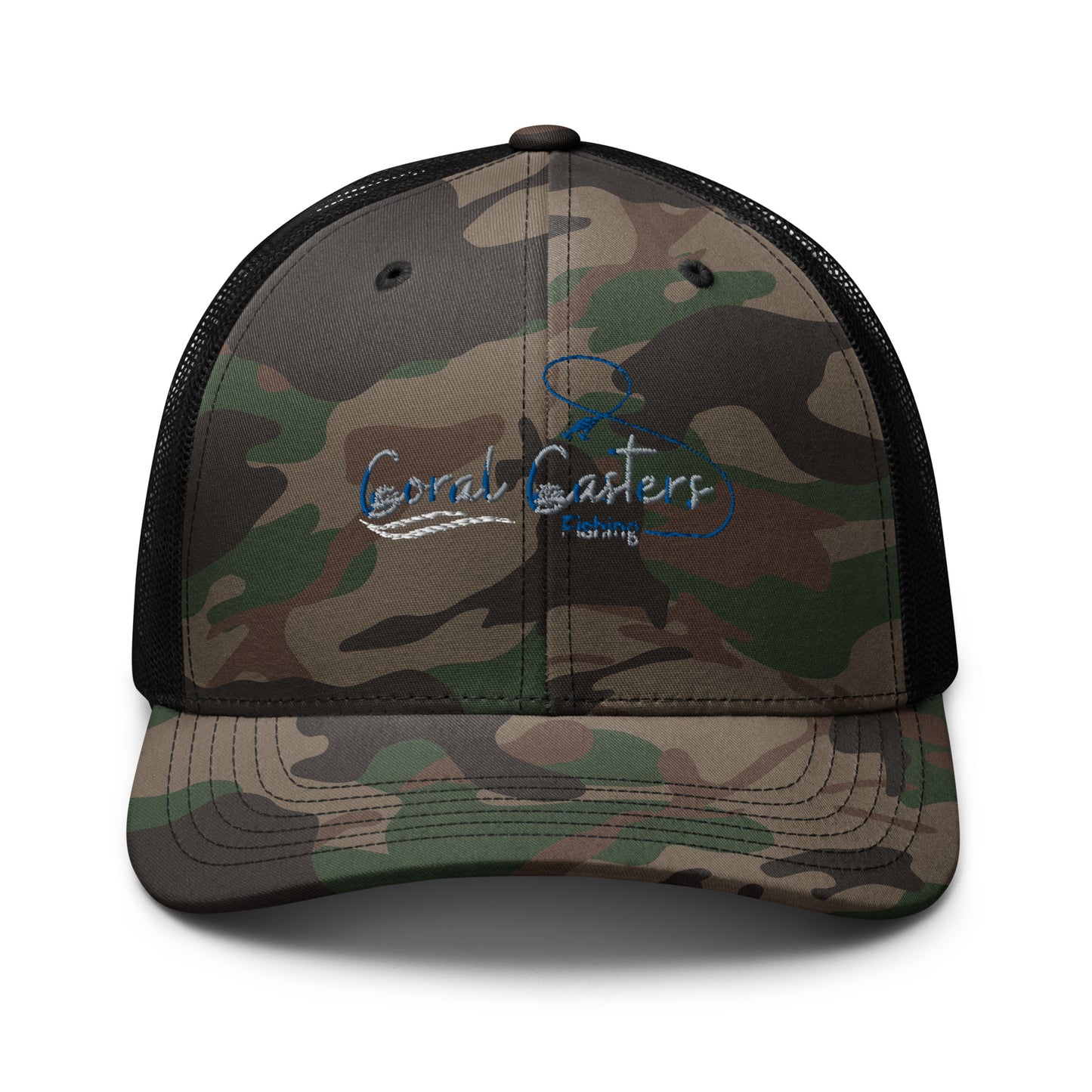 Camouflage trucker hat