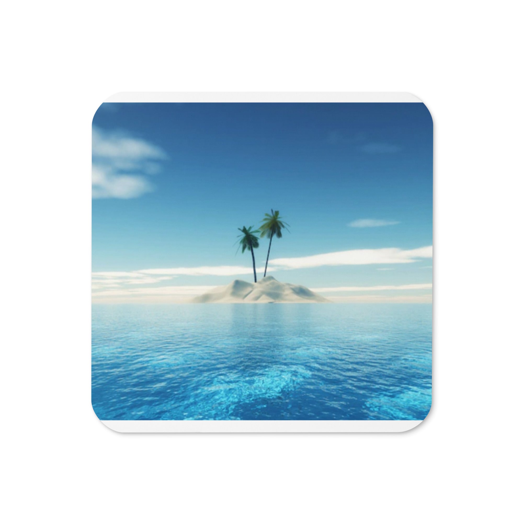Return Coaster Cork-back coaster – Coral Casters Fishing