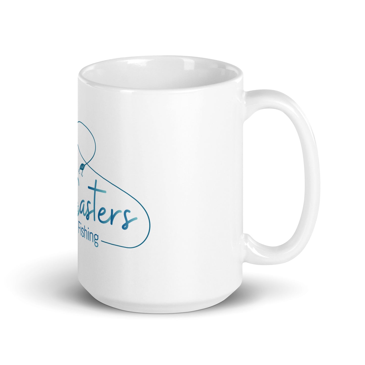 White glossy mug